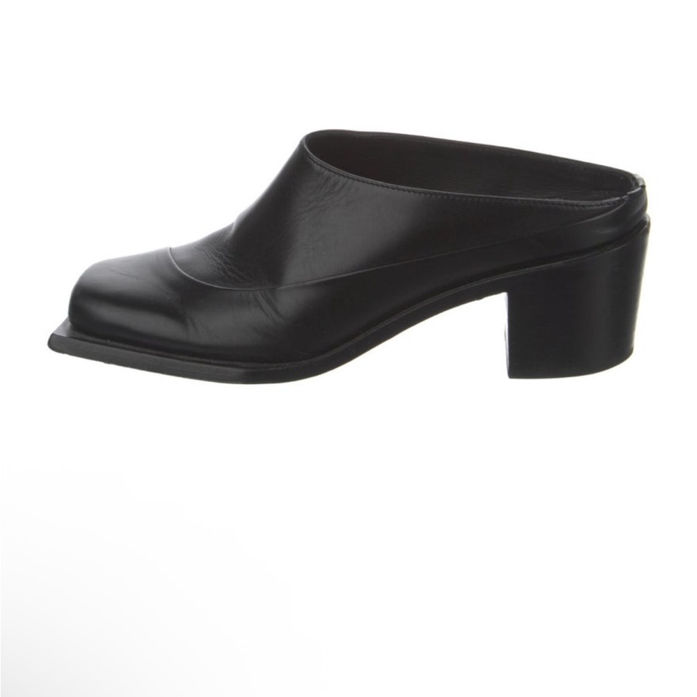 Sunnei black Leather Mule Heels - Picture 7 of 10
